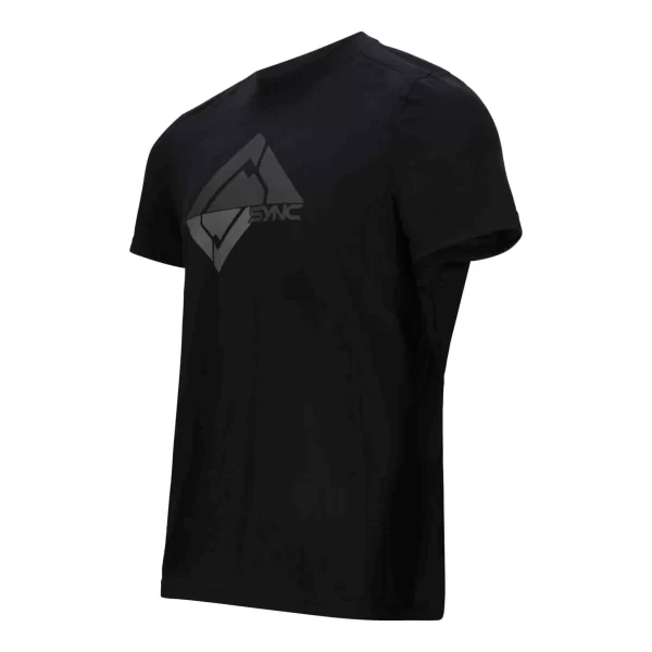 mens_glacier_tee_black____1.webp SYNC Performance Men'S Glacier Tee- Black | 100% Cotton Tee Shirt | | T-Shirts