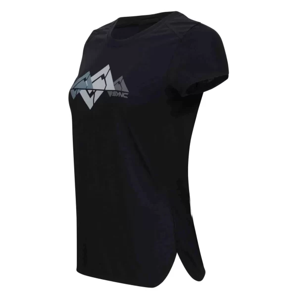 womens_glacier_tee_black__1.webp SYNC Performance Women'S Glacier Tee- Black | Cotton Tee Shirt | | T-Shirts