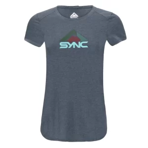 womens_logo_tee_shirt_pha_0.webp SYNC Performance Women'S Logo Tee Shirt- Phantom | | T-Shirts
